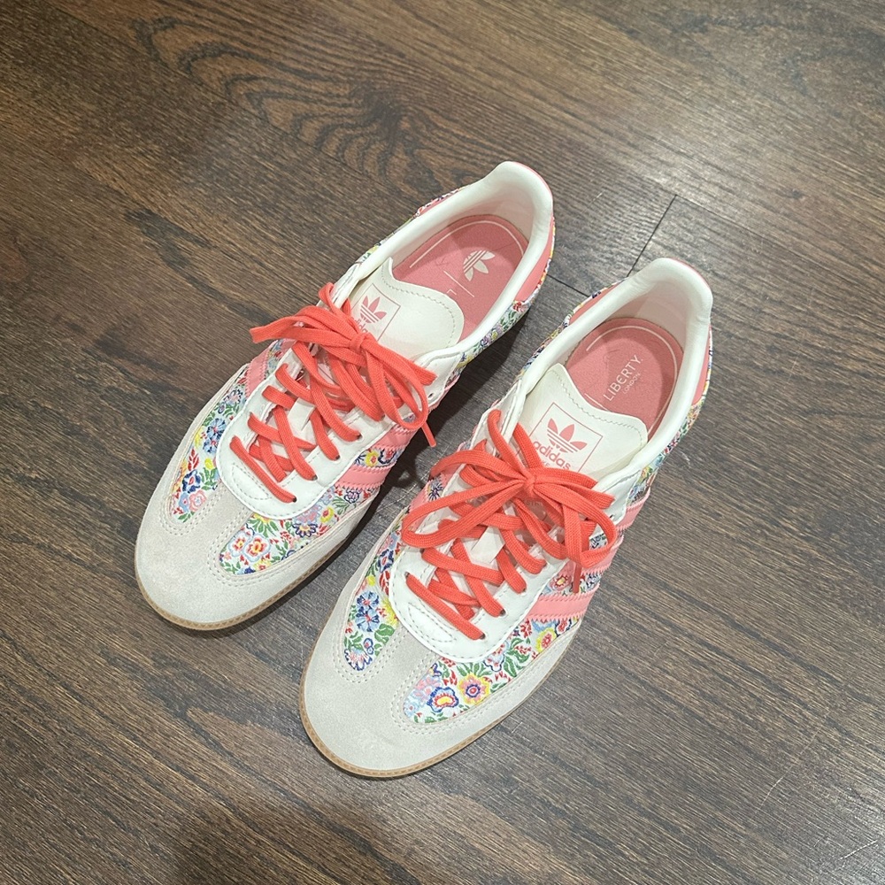 Adidas x Liberty Samba OG Liberty London Print Sneakers - Picture 4 of 7